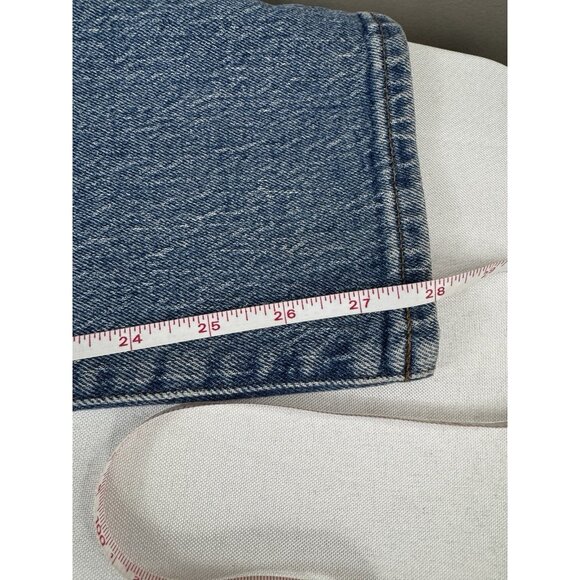 Madewell 90s Straight Acid Wash Jeans 32P Y2K Classic Denim Vintage Vibes Staple - Picture 11 of 11